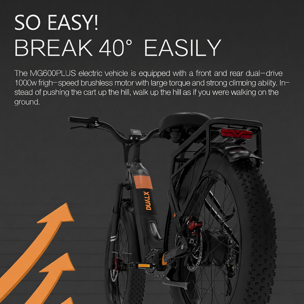 DUALX MG600Plus Power Dual E-Bike