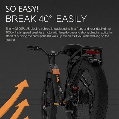 DUALX MG600Plus Power Dual E-Bike