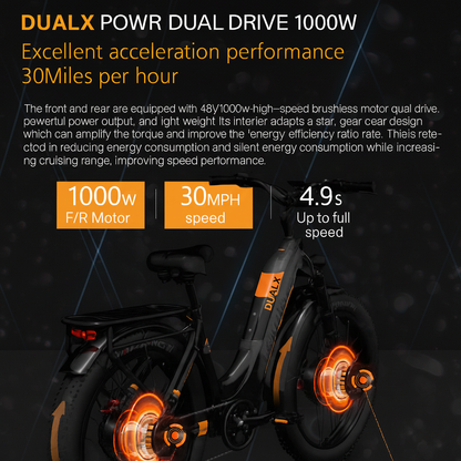 DUALX MG600Plus Power Dual E-Bike